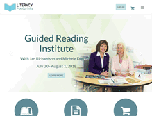 Tablet Screenshot of literacyfootprints.com